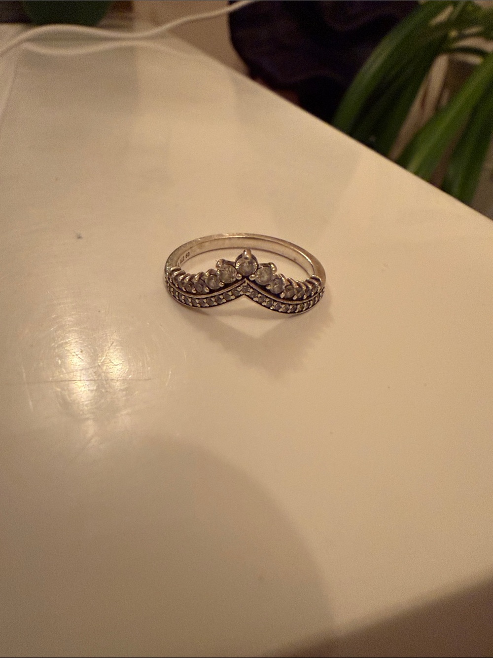 Pandora princess wishbone ring - Picture 2 of 6